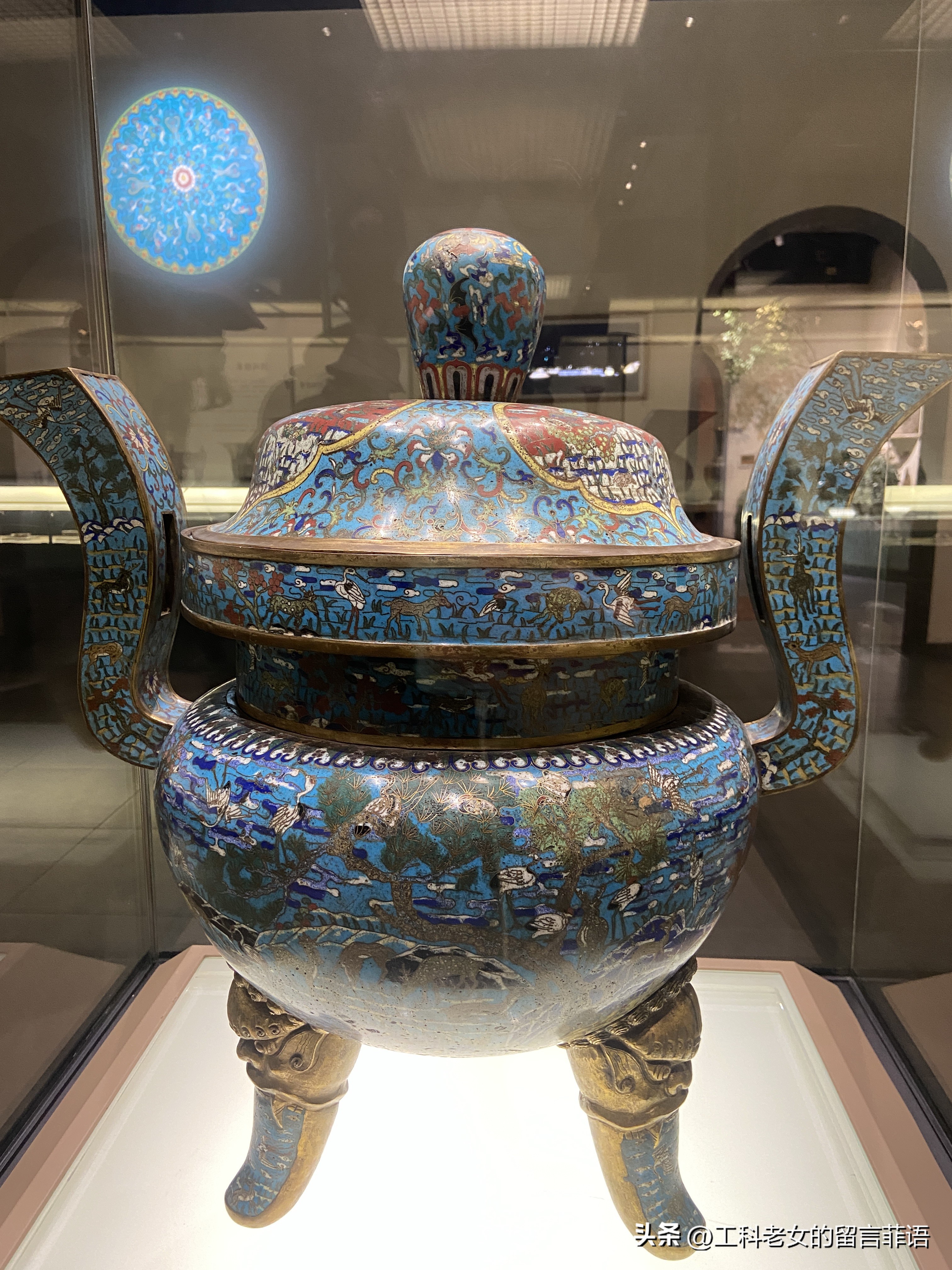 清代景泰蓝花卉瓶底款大全,北京观复博物馆景泰蓝工艺画