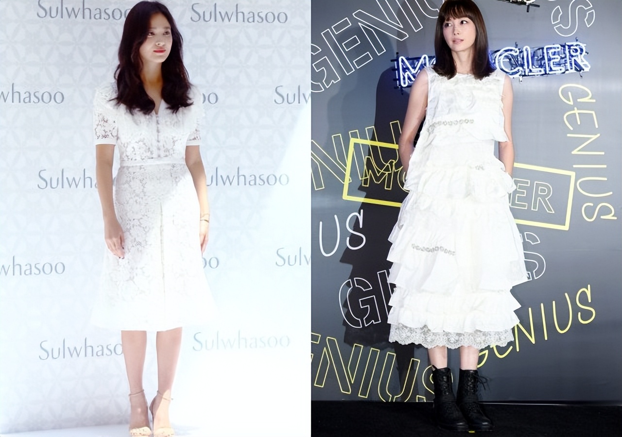 时尚韩范显瘦显白女装穿搭衣服,韩国明星今夏连衣裙穿搭