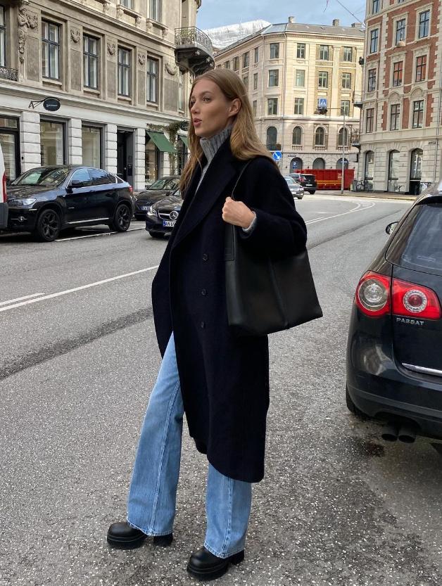 各种简单毛衣的织法,高领毛衣怎么穿才好看