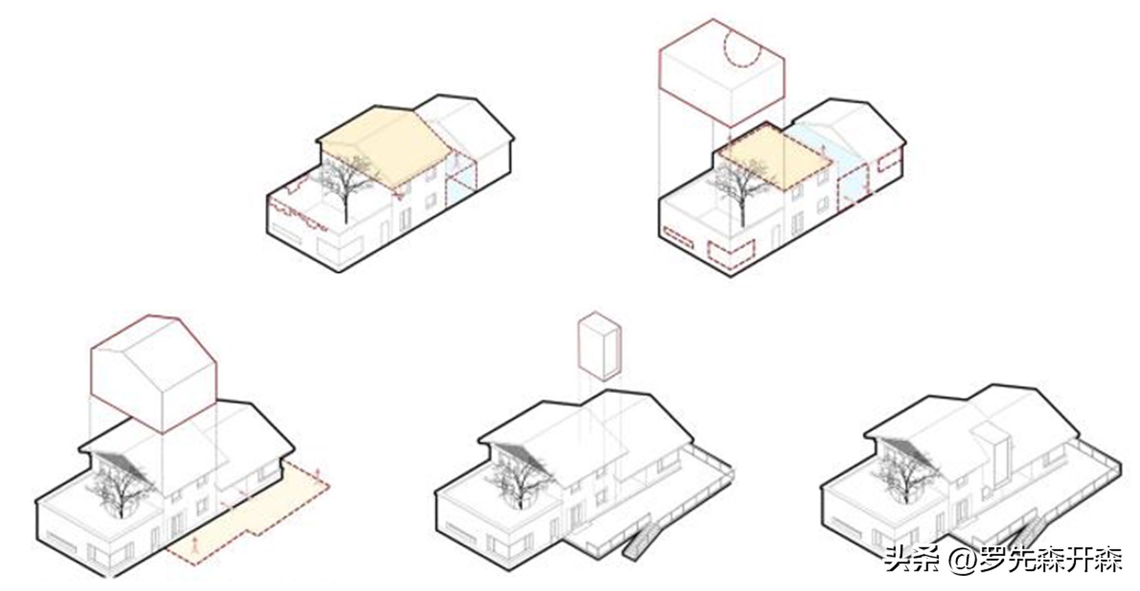 残破倒塌的石房与土屋的改造新生，杭州——让建筑空间与自然对话