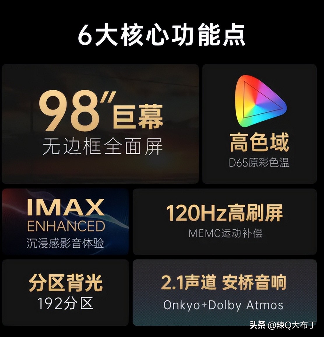 2022年公认最好98寸电视机,2023最建议买的98寸电视