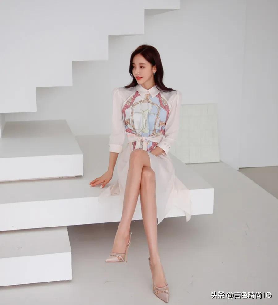 最新孙允珠真丝露肩吊带连衣裙,孙允珠长袖包臀连衣裙