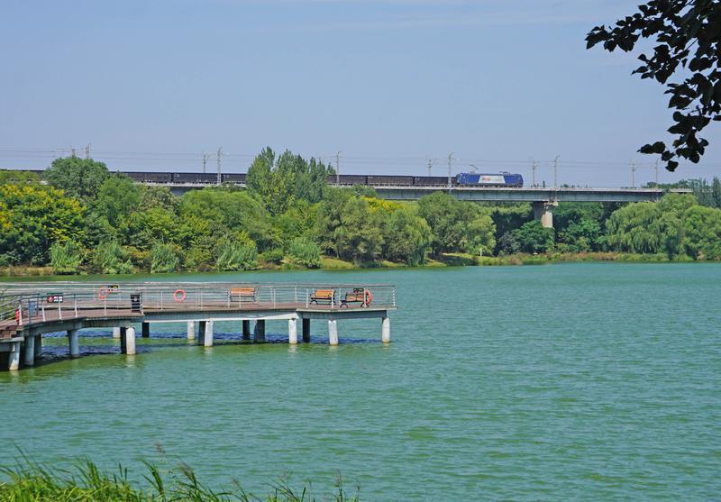 秋天的宛山荡湿地公园,秋天中河湿地公园