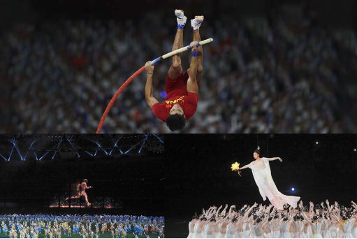 杭州亚运会绽放精彩,杭州迎亚运唱响活力国贸颁奖仪式