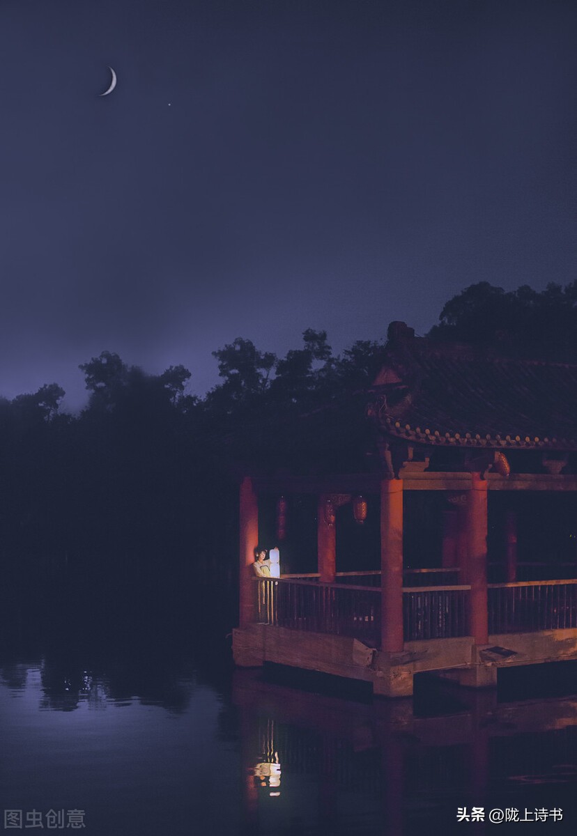 明月诗句经典古诗,一树梨花一溪月不知今夜属何人