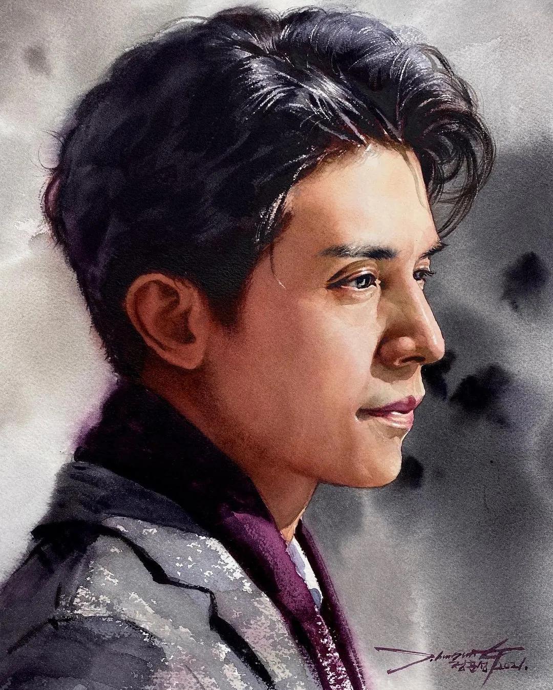 美得让人窒息的水彩,超级惊艳的水彩