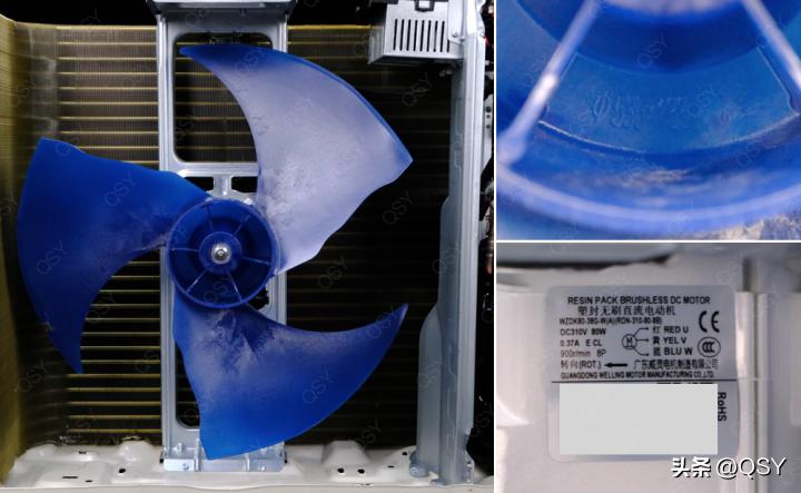 华凌空调柜机拆机评测,华凌空调内机拆解教程