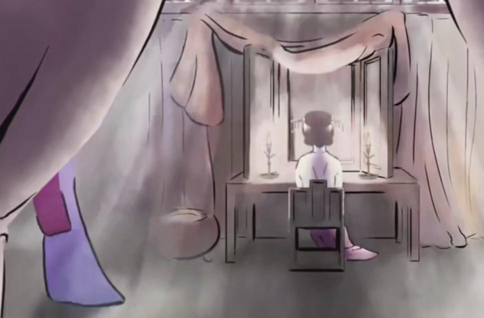 水墨风动画《裹脚少女》，被束缚的不仅是脚，还有向往自由的灵魂