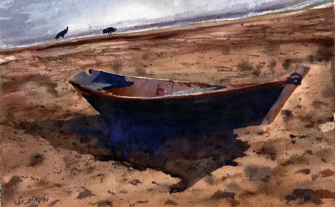 世界顶级水彩画家作品欣赏,世界水彩画大师三巨头的作品欣赏