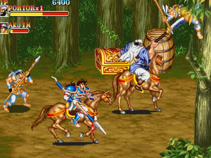 街机游戏必杀大全,街机格斗游戏有个女的能召唤坐骑