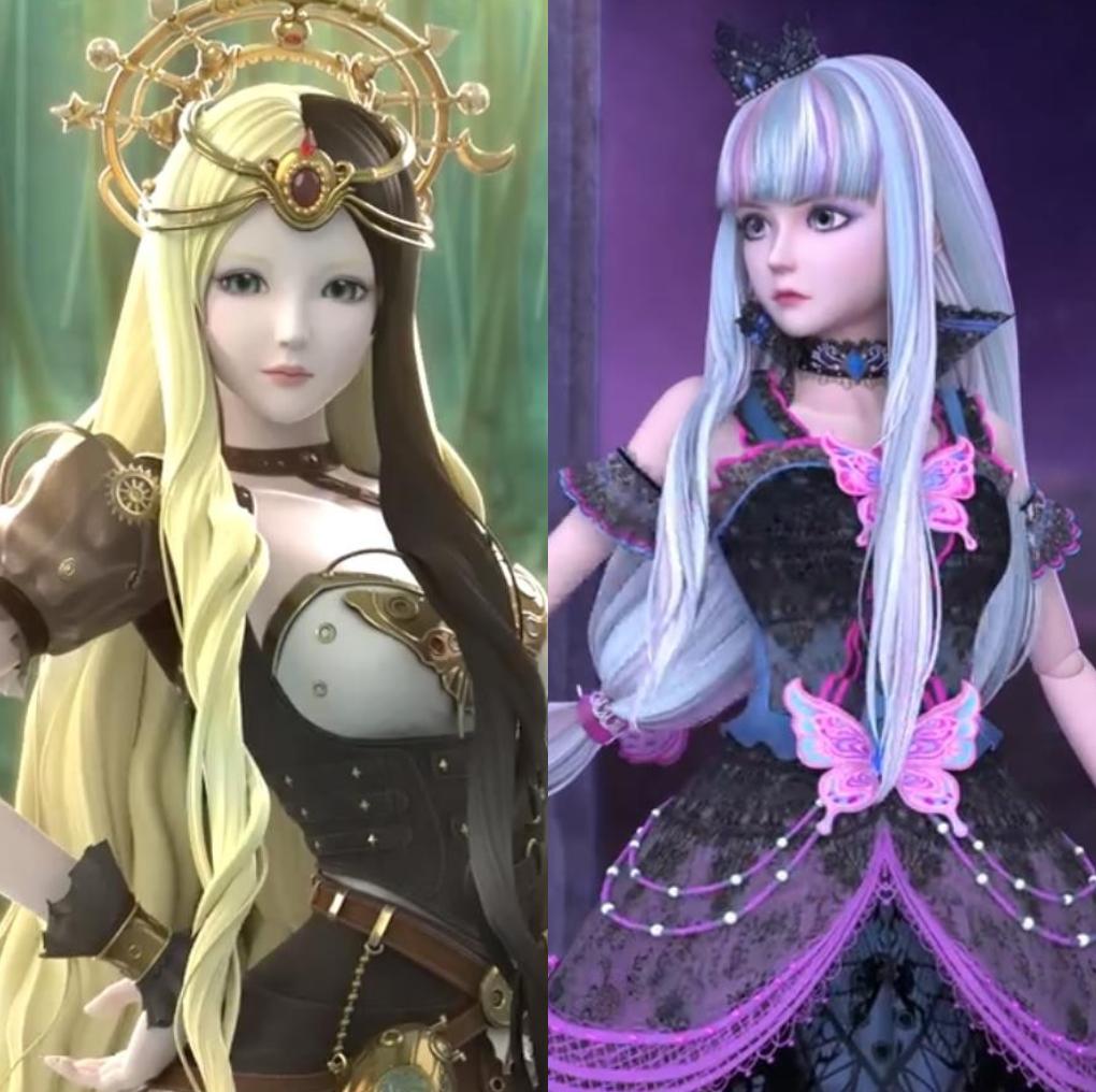 叶罗丽最丑的仙子白光莹,叶罗丽白光莹的仙子形态