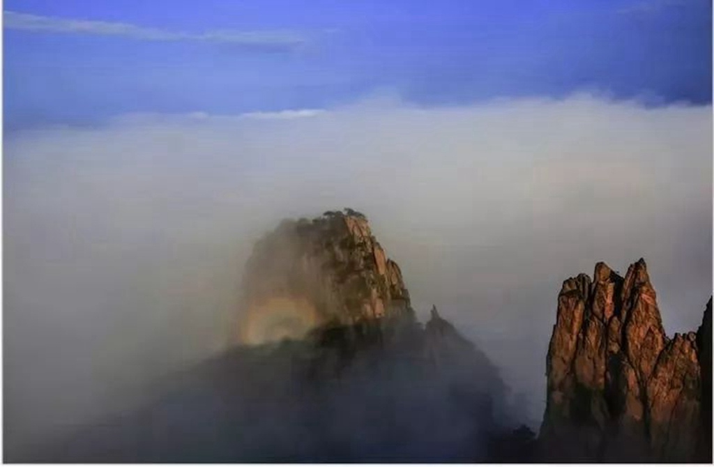 黄山日出自然人文地理摄影,黄山冬雪冬景