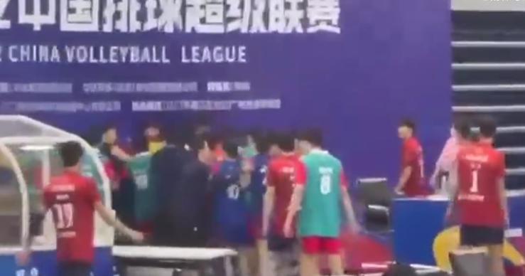 江苏男排与天津队起冲突,江苏天津男排打架事件