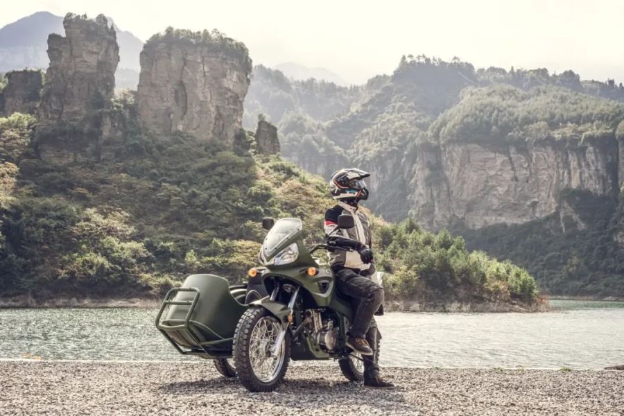 嘉陵600侉子骑行,嘉陵600侉子油冷发动机