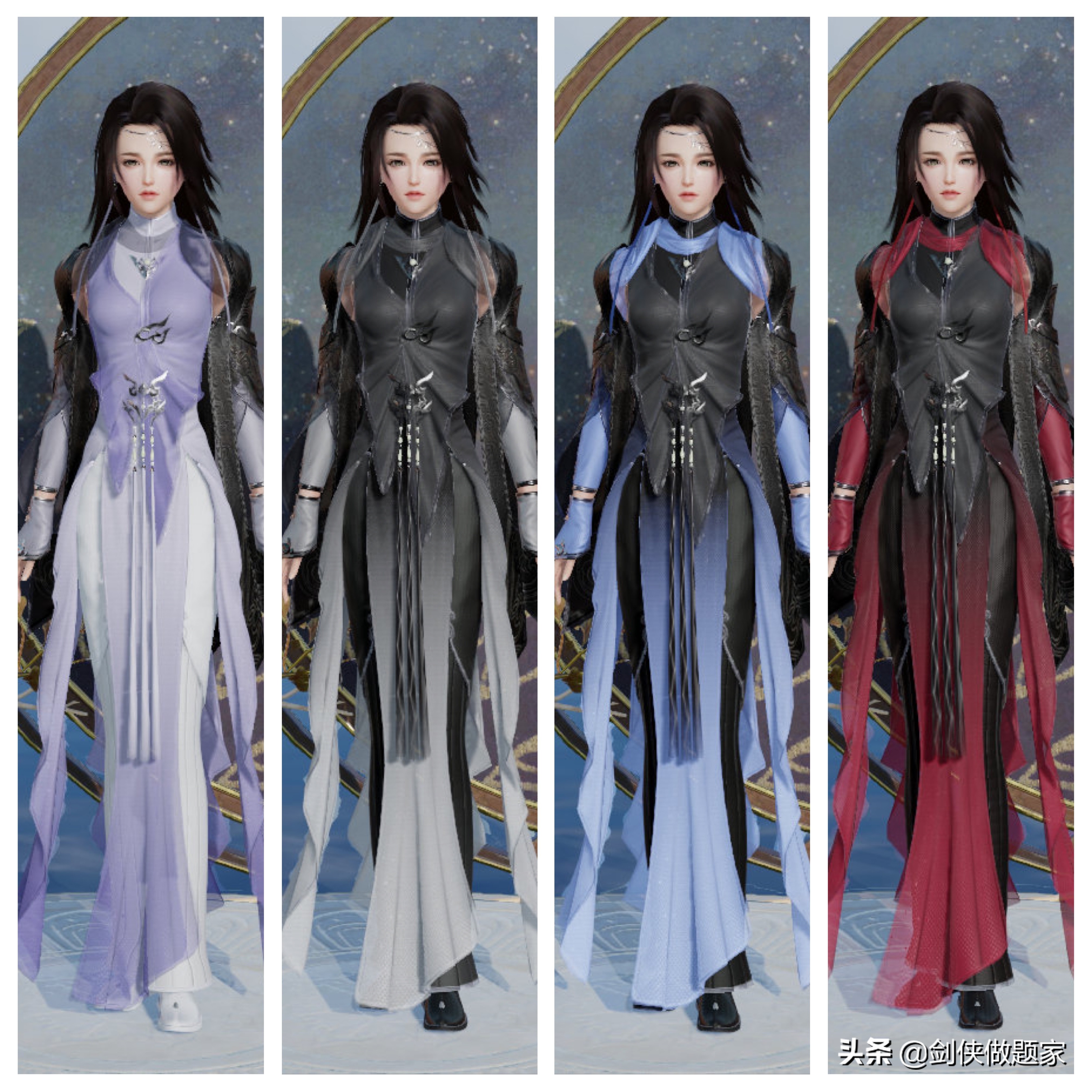 剑网3全职业校服大全,剑网三万花校服女