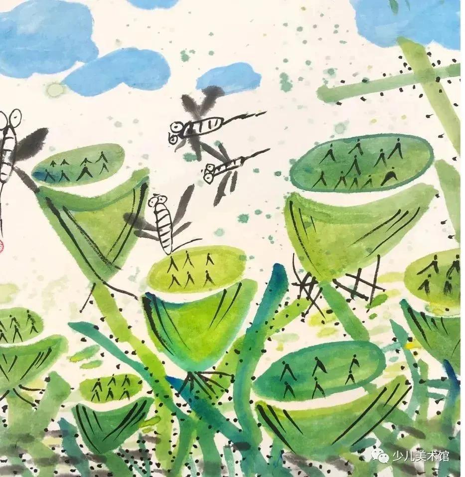 国画考级1-10级范画花鸟画,儿童国画入门范画步骤