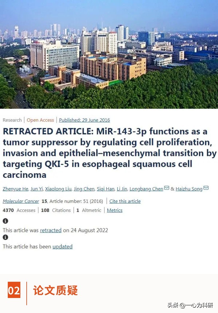 sci论文被拒重投,南京医科大学附属医学院论文撤稿