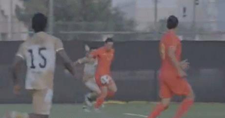 韦世豪国足精彩片段,韦世豪进球国足