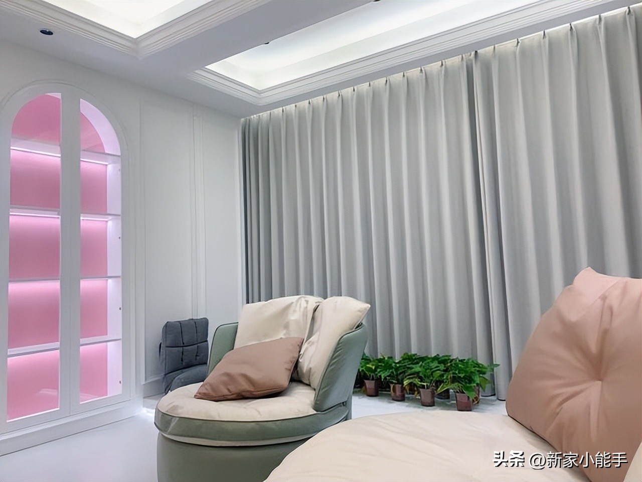 装修房子少女心效果图,新房装修效果图法式少女心