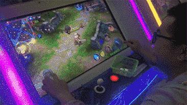 王者荣耀街机厅,能玩王者荣耀的小型街机