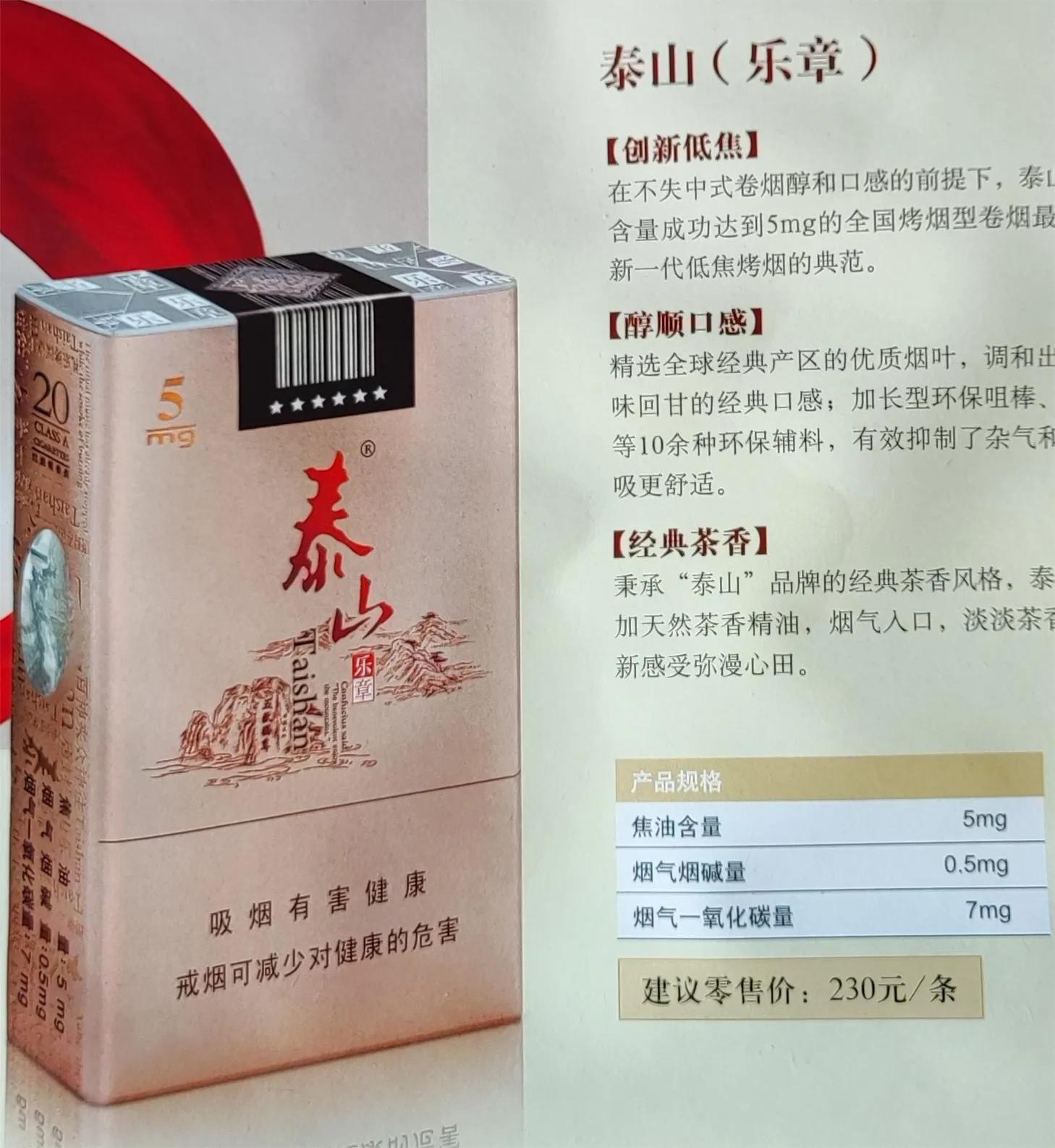 泰山将军香烟多少钱一条,泰山将军烟有哪些