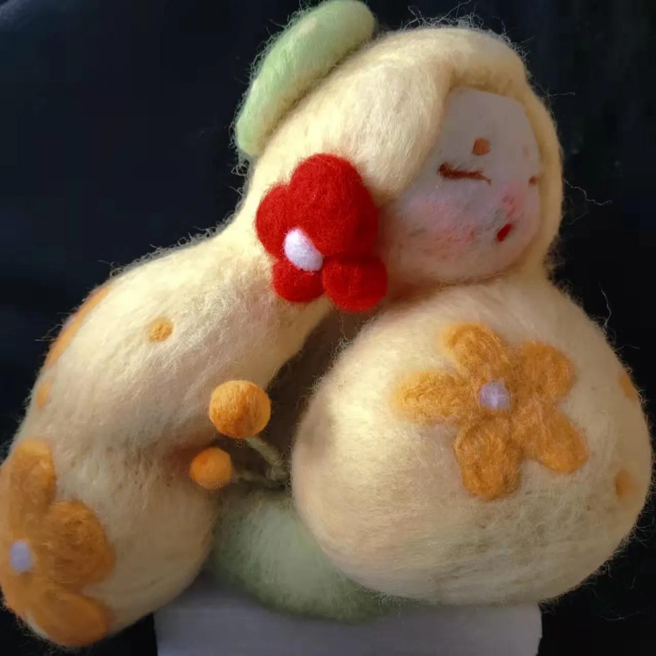 益智类毛毡书diy,创意羊毛毡手工作品