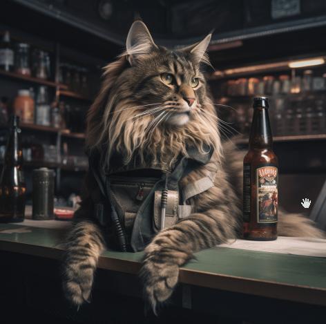 猫咪缅因猫,缅因猫兽保护主人