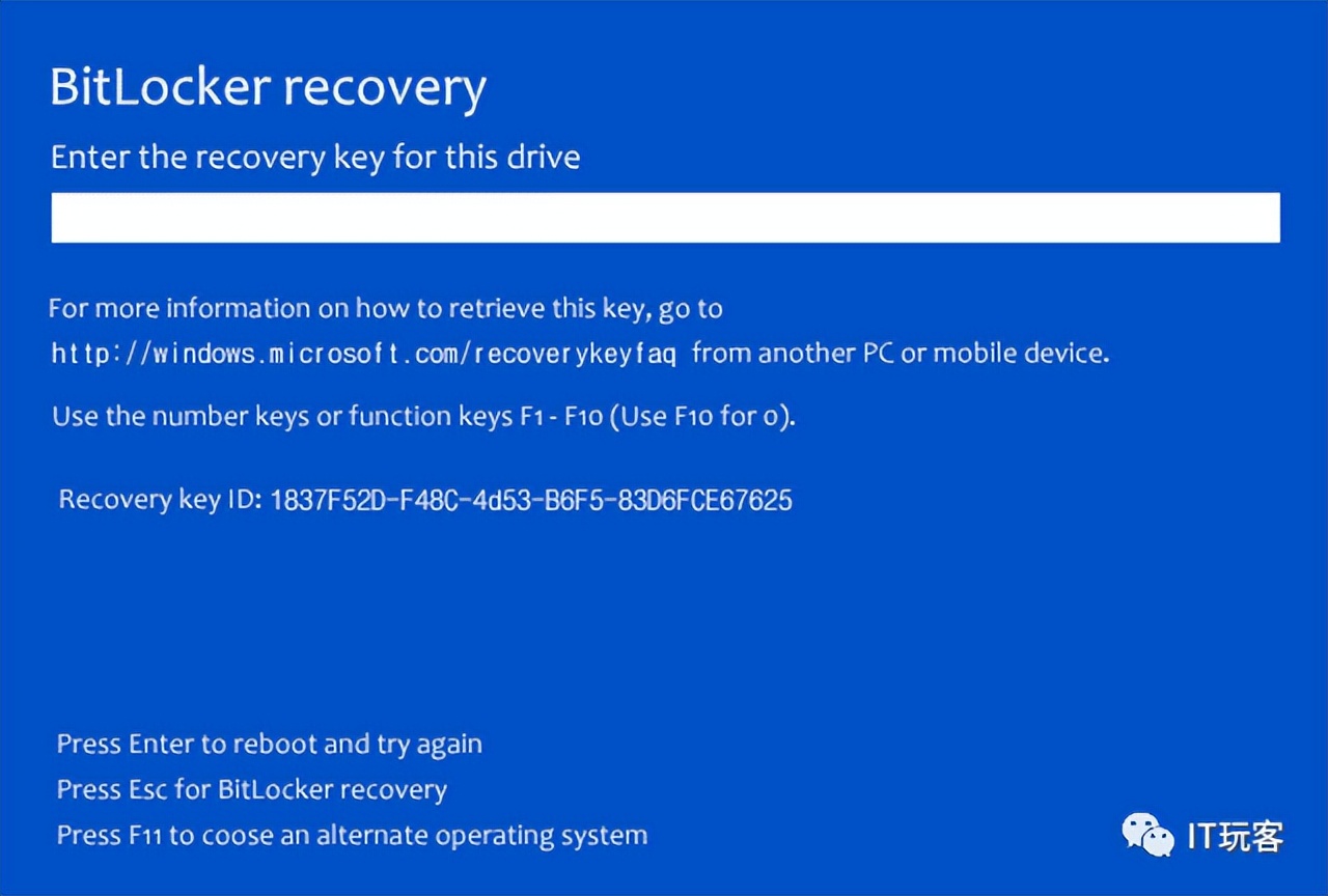 如何在手机找到bitlocker恢复密钥,为什么开机突然要bitlocker密钥