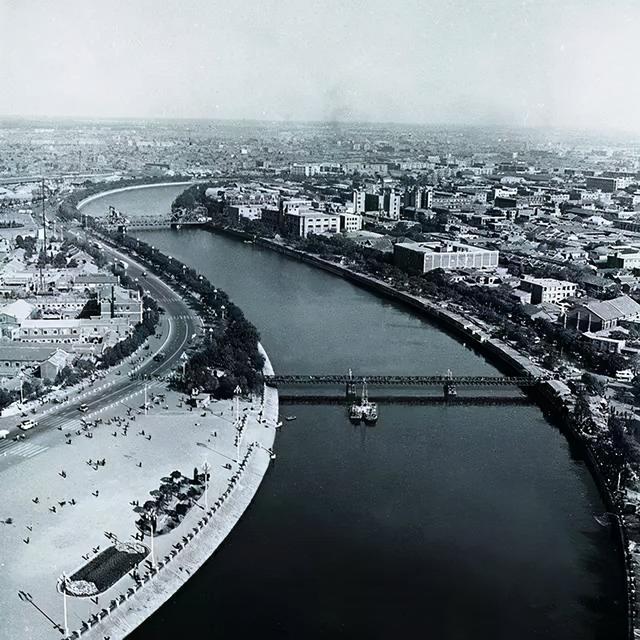 天津海滨区老照片,天津旧景照片