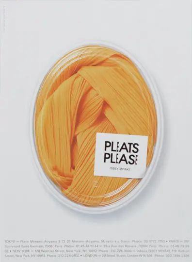 三宅一生品牌海报，设计同样惊艳