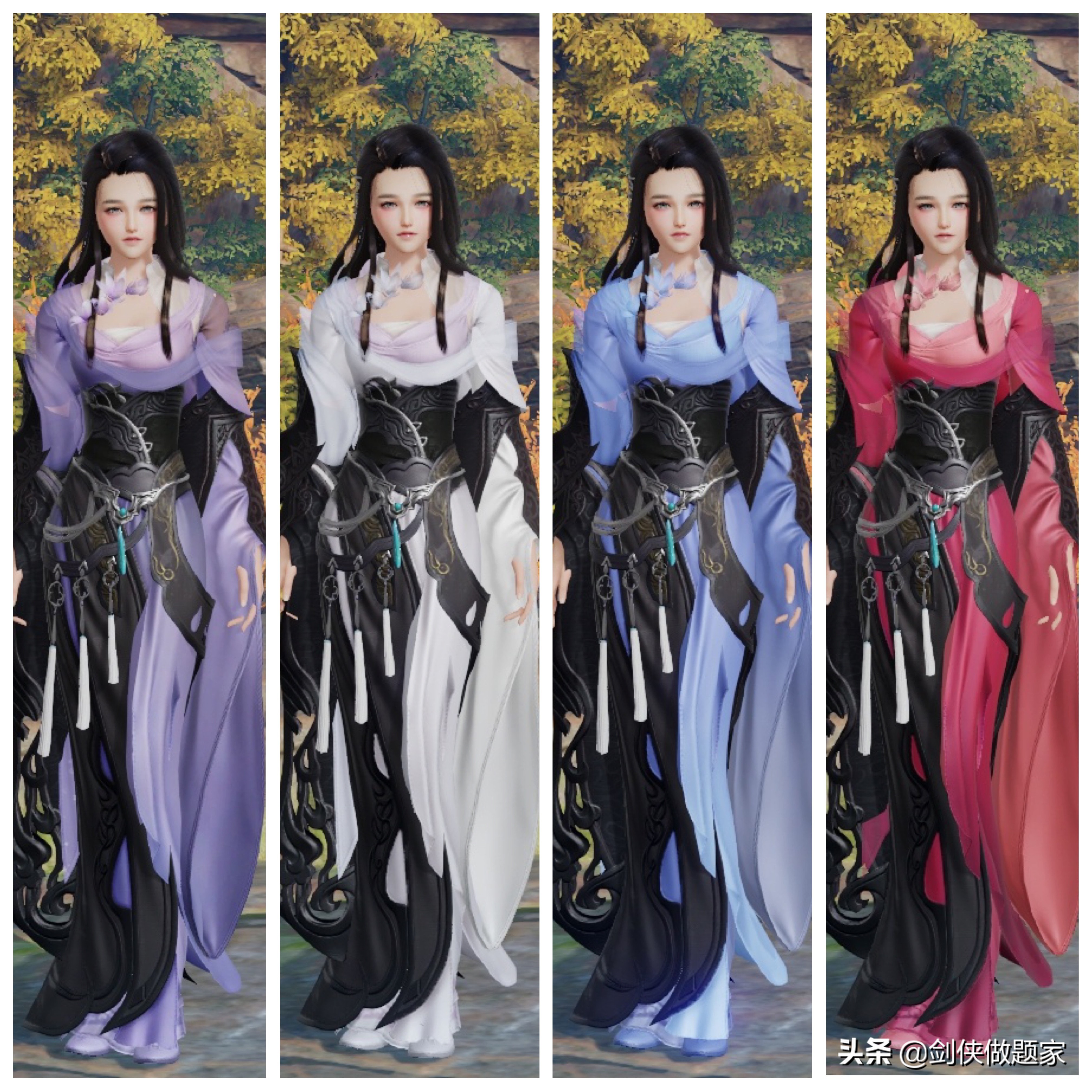 剑网3全职业校服大全,剑网三万花校服女