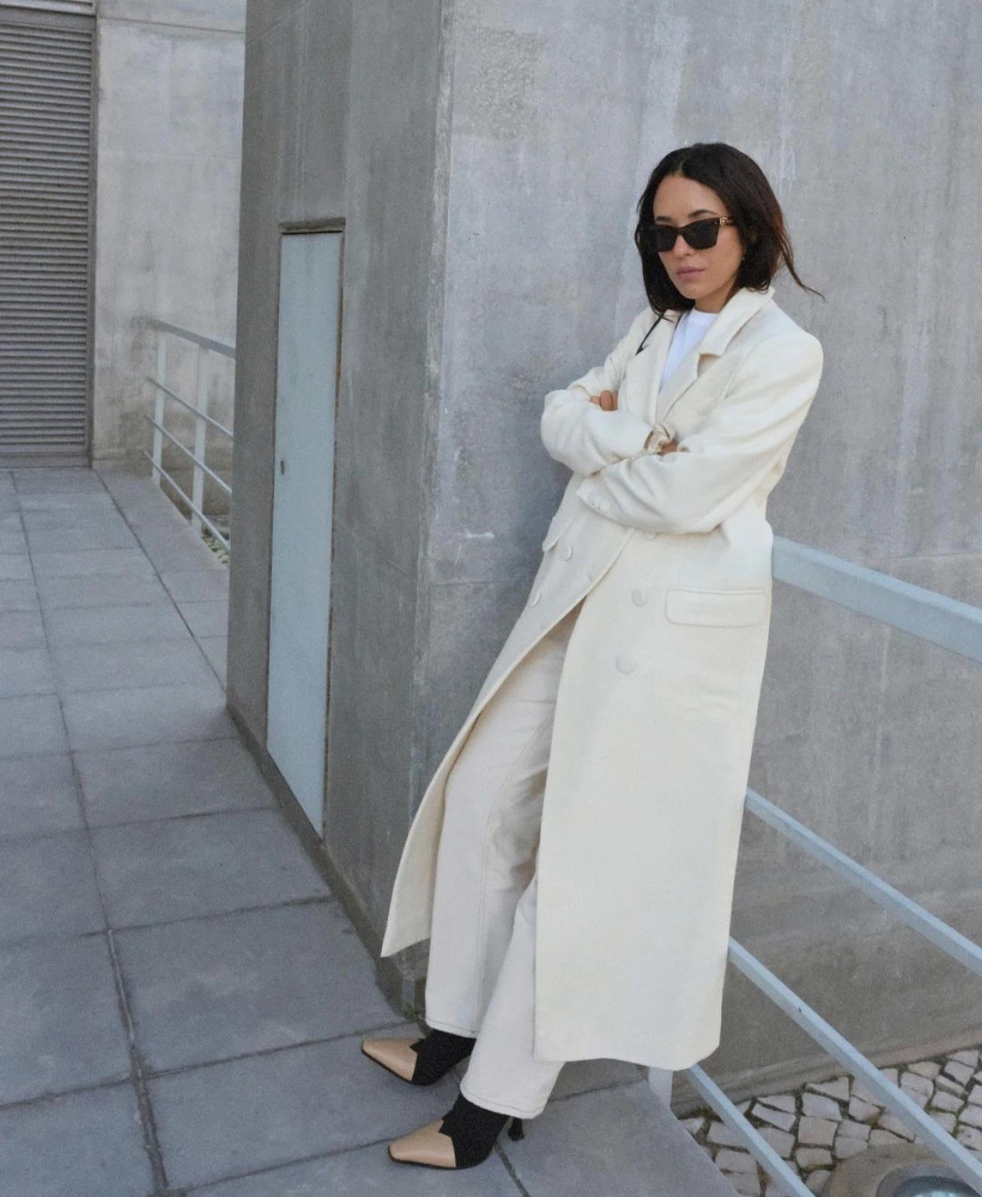 中款大衣穿搭示范大全,修身格子大衣的穿搭技巧