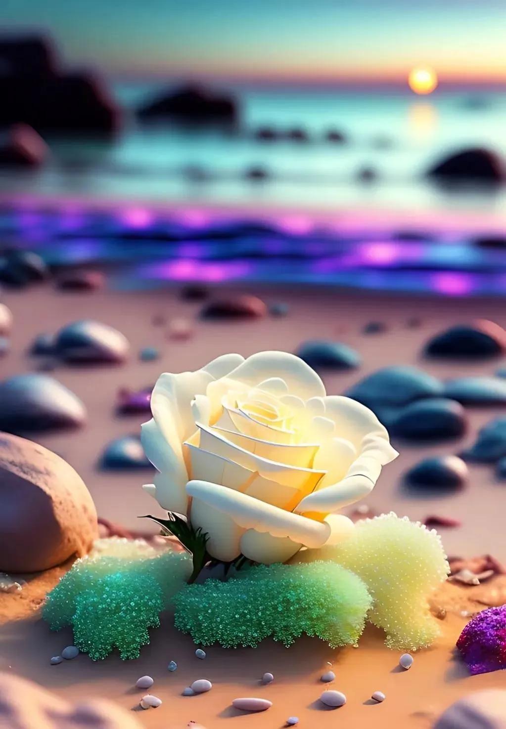 水晶玫瑰花之恋,水晶之恋花朵