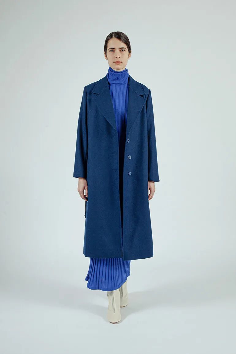 蓝色穿出秋冬高级感,蓝色穿出春天的高级感