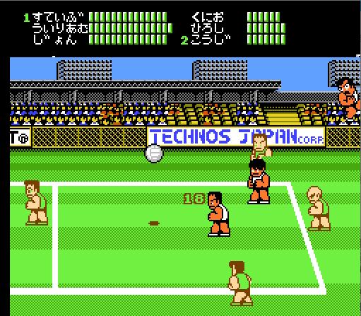 热血系列游戏躲避球,红白机热血躲避球