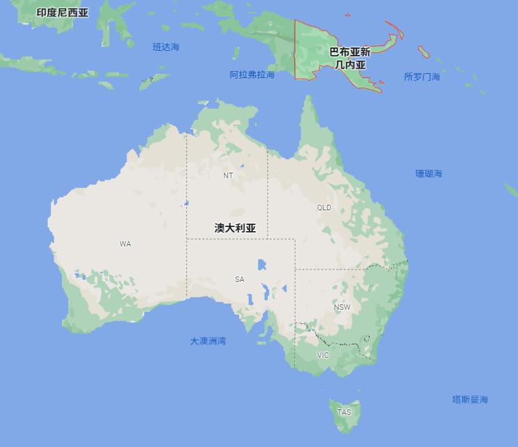 大洋洲四大岛屿新几内亚岛,图瓦卢岛屿大洋洲