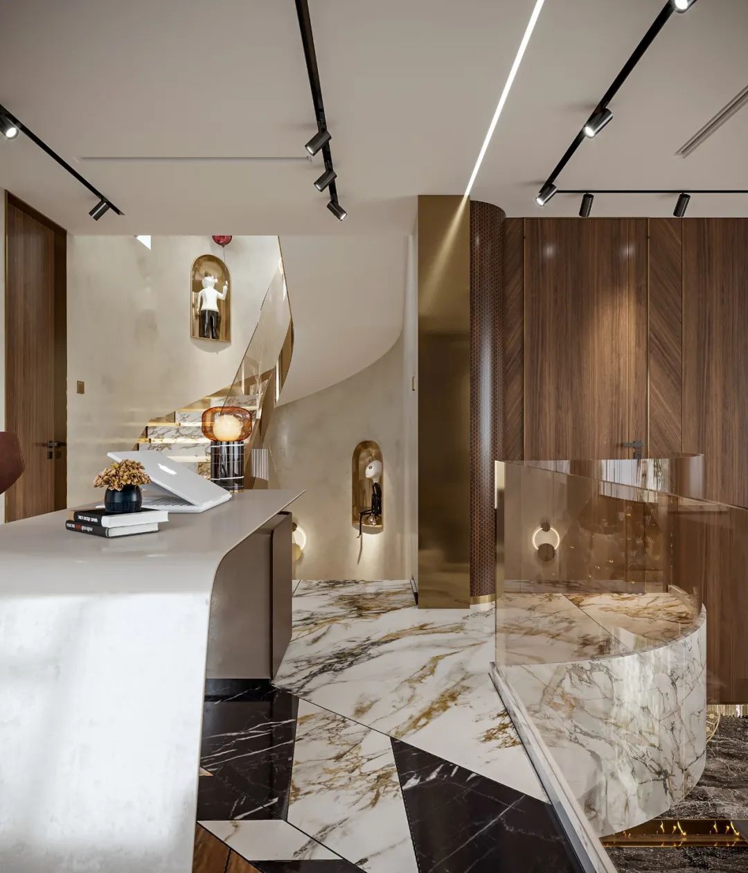 大理石打造的豪宅 (顶级豪宅客厅用什么大理石)