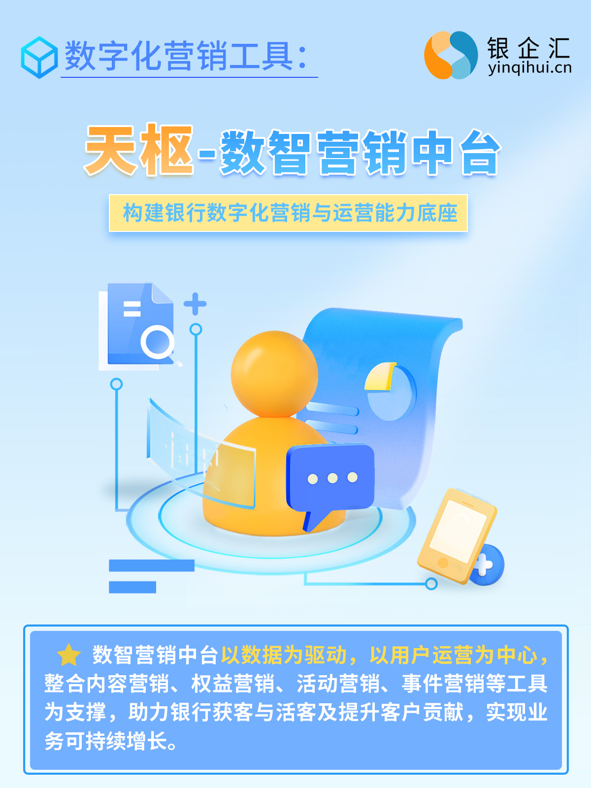 银企汇“星”产品矩阵，传递“价值营销”产品理念