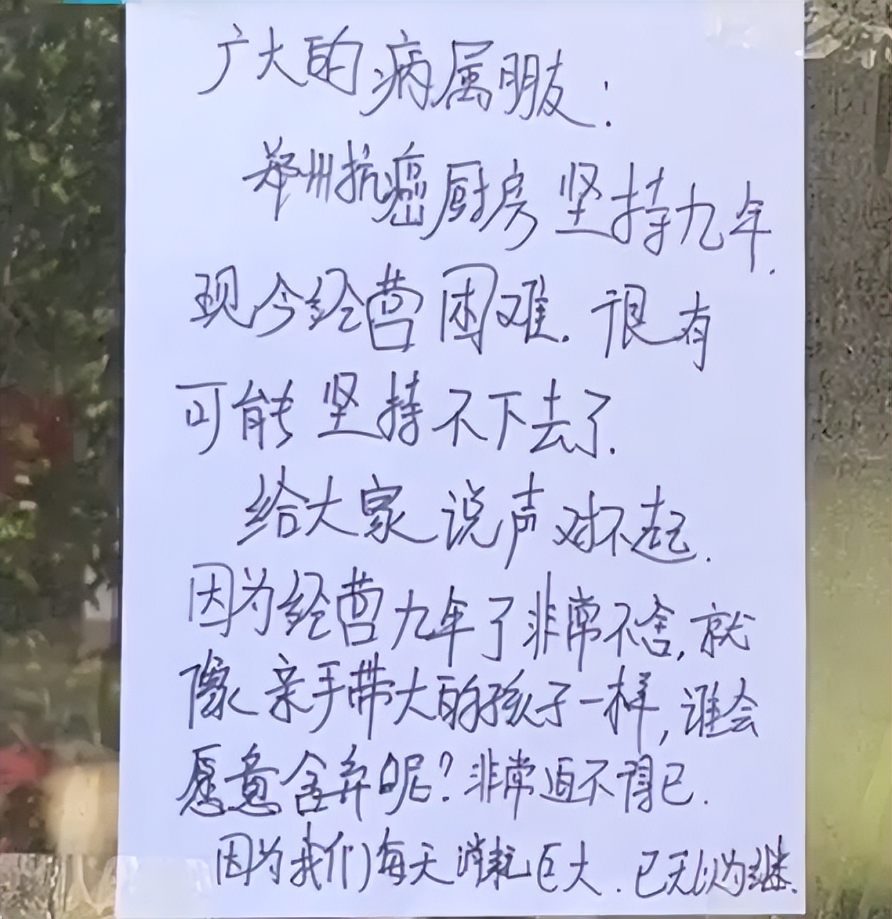 抗癌厨房创始人呼吁网友暂缓捐助,抗癌厨房捐款的网红