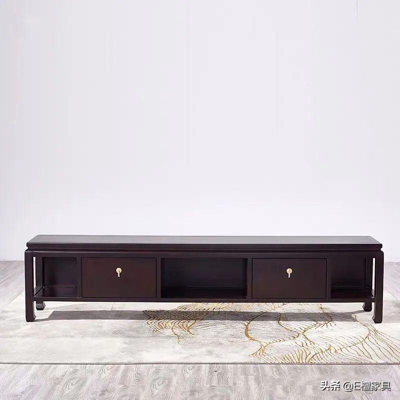 新中式电视柜两边放什么最好,新中式电视柜款式效果图