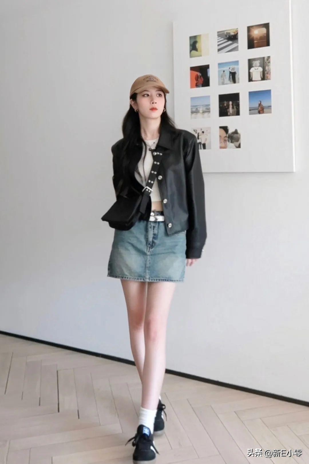 2024早春新款皮衣大码,一件皮衣有多百搭