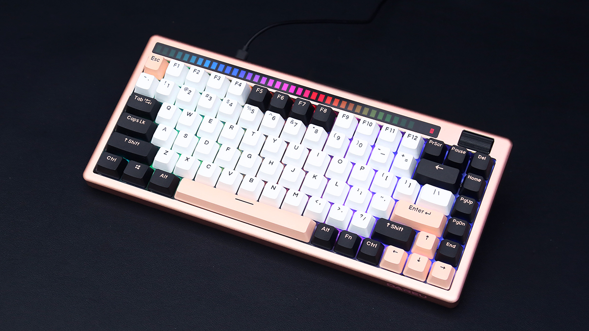 达尔优键盘a84测评,达尔优A87PRO单模机械键盘