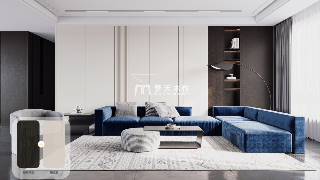 原木风白橡,科技木最佳色彩搭配