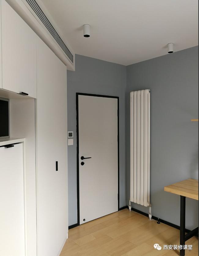 套内70多平小三房装修黑白灰,高级感老房翻新布局