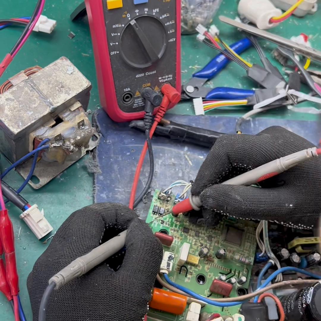 海尔变频板f1维修,海尔变频空调显示f3