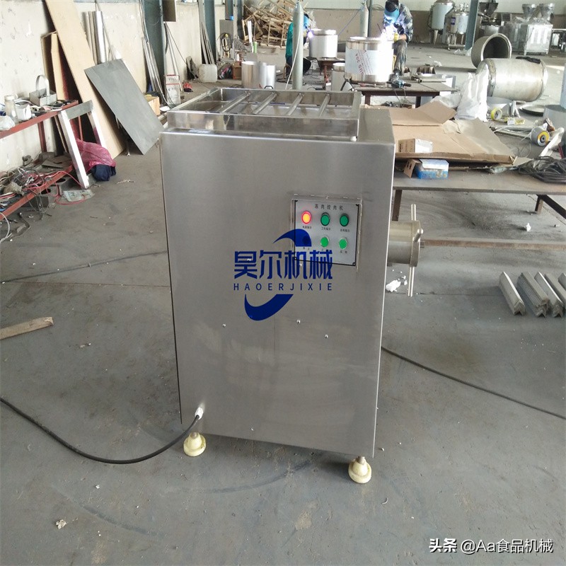 全自动猪肉绞肉机,大型冻肉绞肉机碎肉机