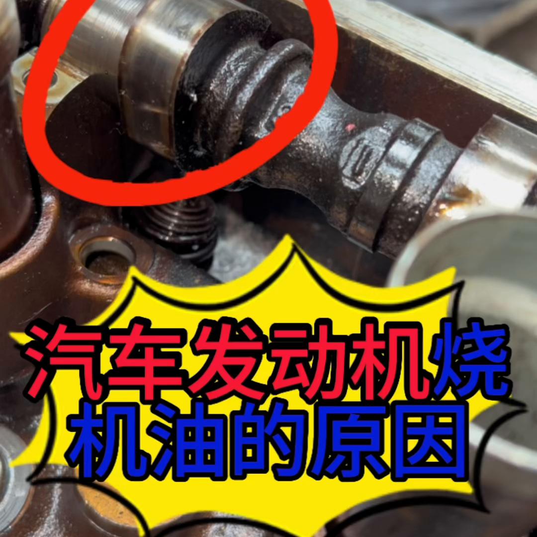 汽车发动机气门烧坏的原因,气门油封烧机油导致发动机故障