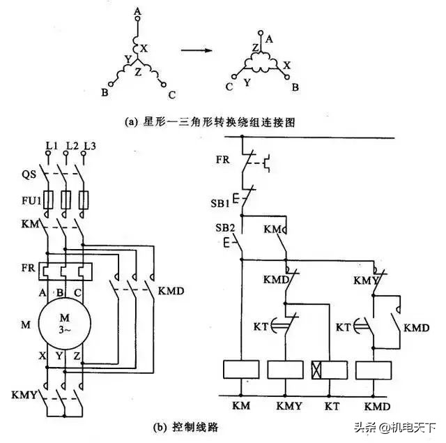高压带电显示器电气原理接线图,电气接线图同一元件的各部分