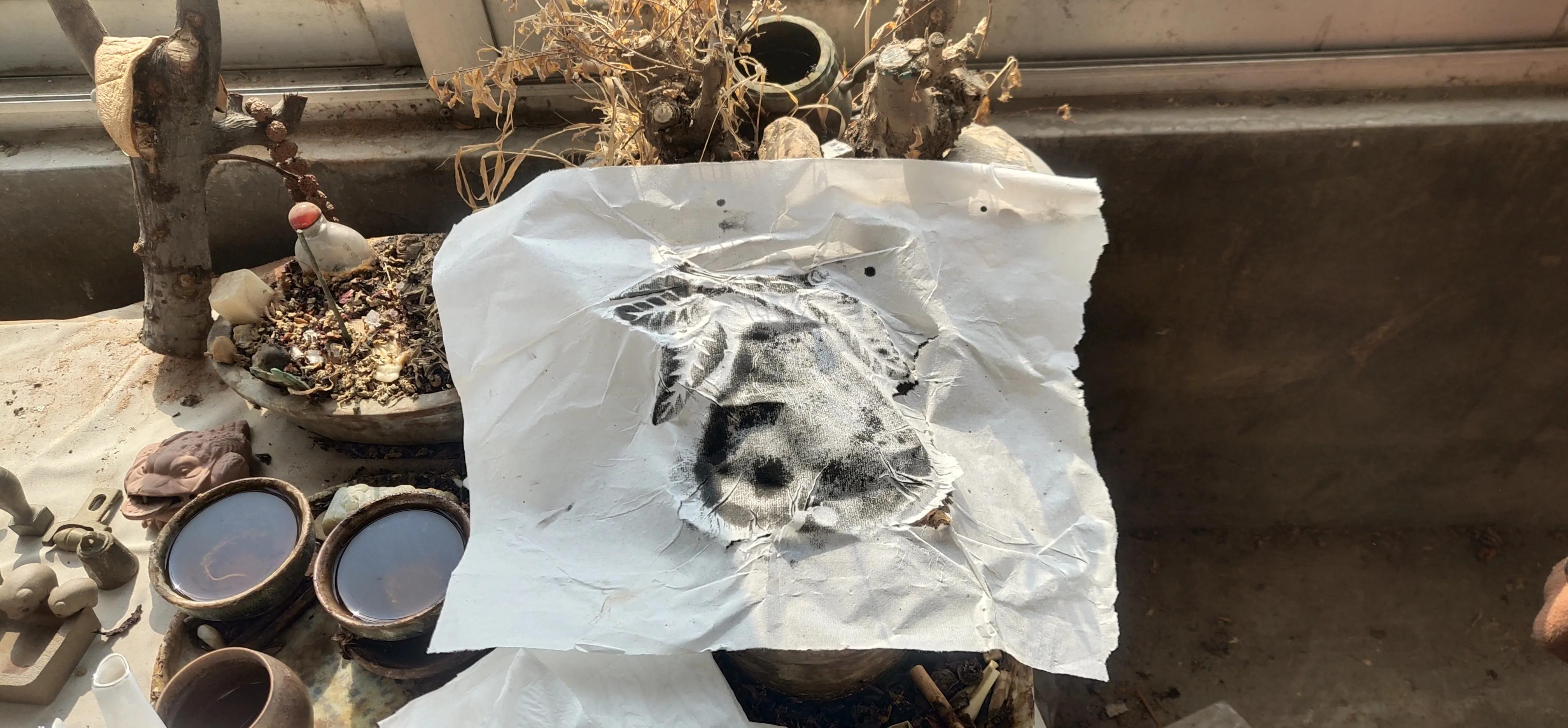 石碑拓片的制作工艺和流程,墓碑拓片制作过程