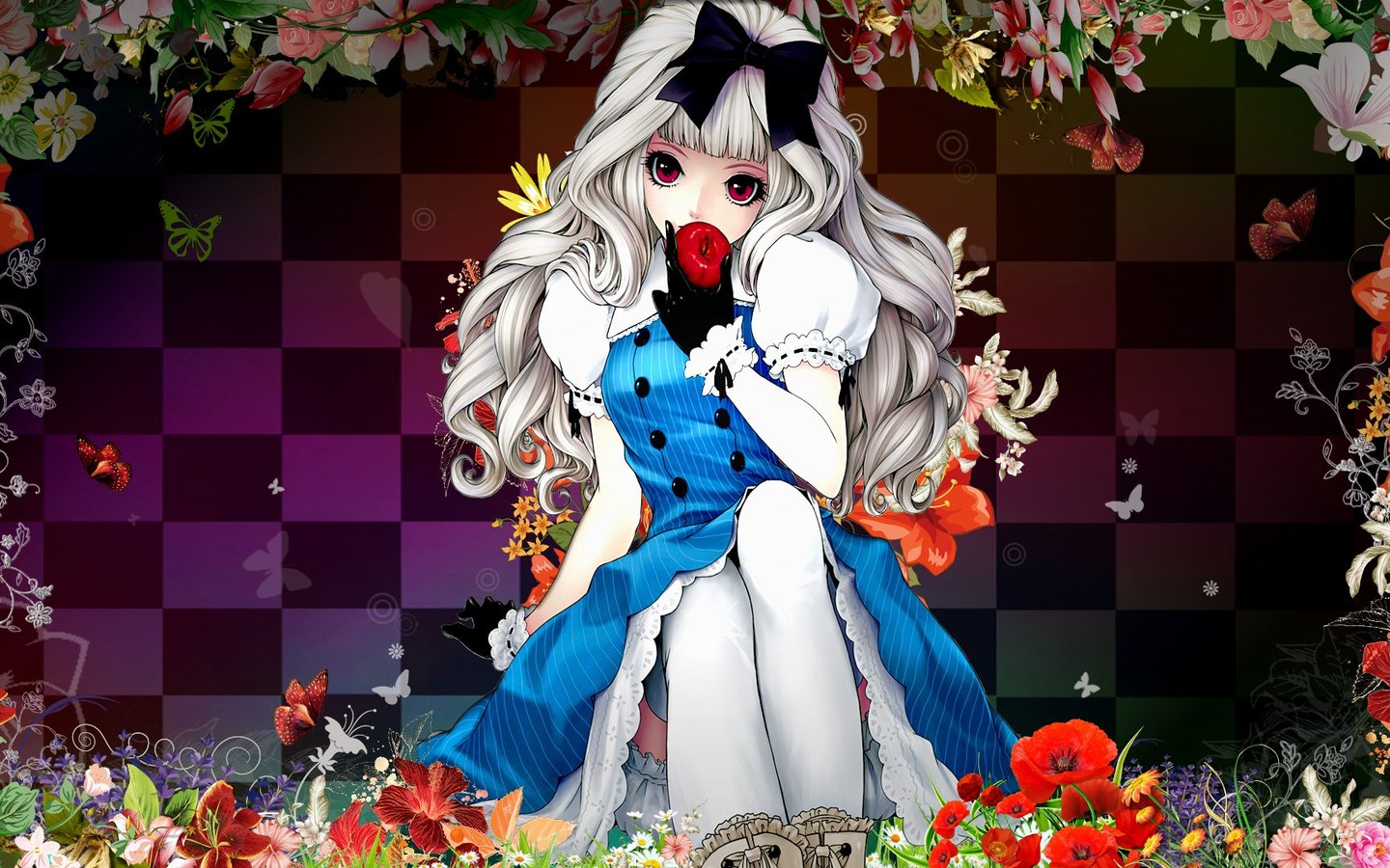 二次元水手服女生写真,二次元动漫壁纸超清全屏女神